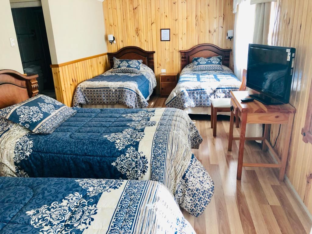 Habitación quíntuple, la más amplia del hostal